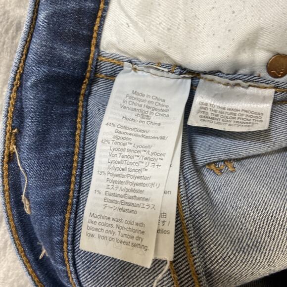 Madewell 10" High Rise Skinny Jeans Women's Size 29P Blue - Picture 9 of 11